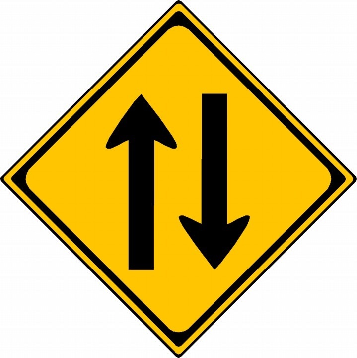 Two Way Traffic Sign Printable