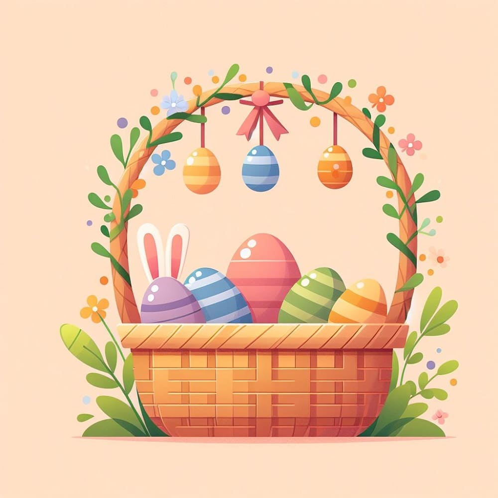 Amazing Easter Basket Template Printable