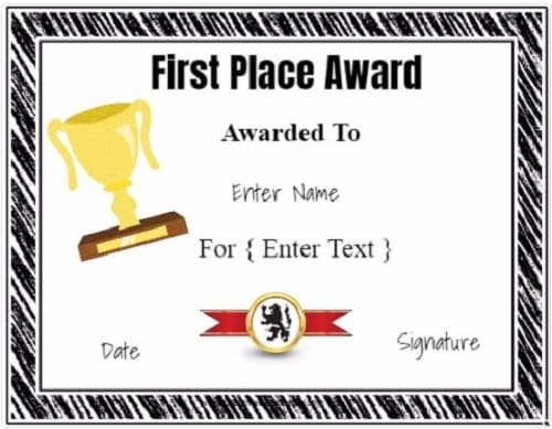Award Certificate Image