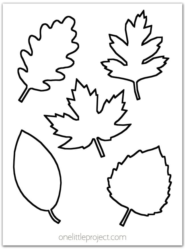 Basic Leaf Template Printable