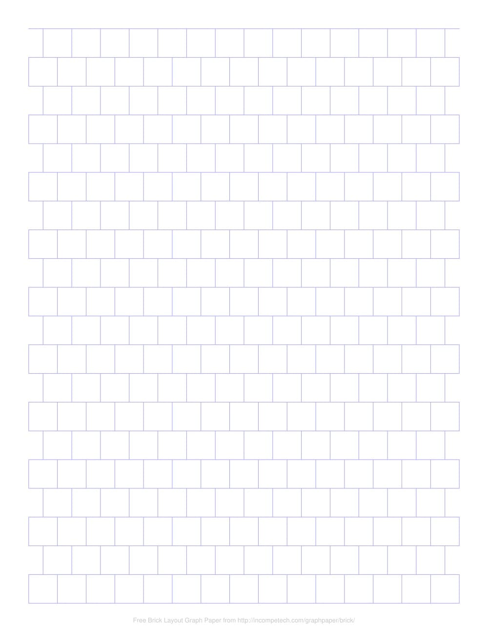 Brick Graph Paper Image