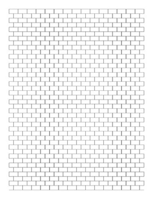Brick Graph Paper Printable Free