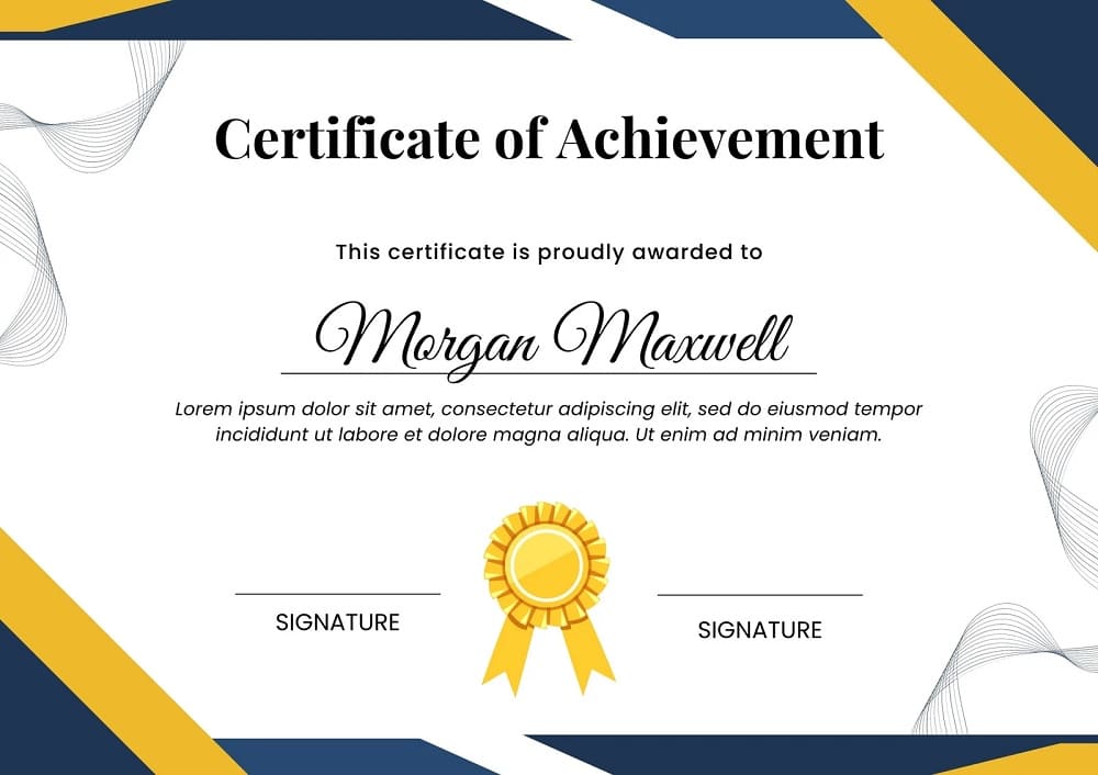 Download Award Certificate
