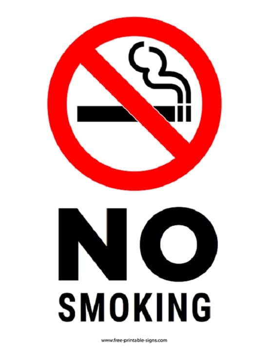 Download No Smoking Sign