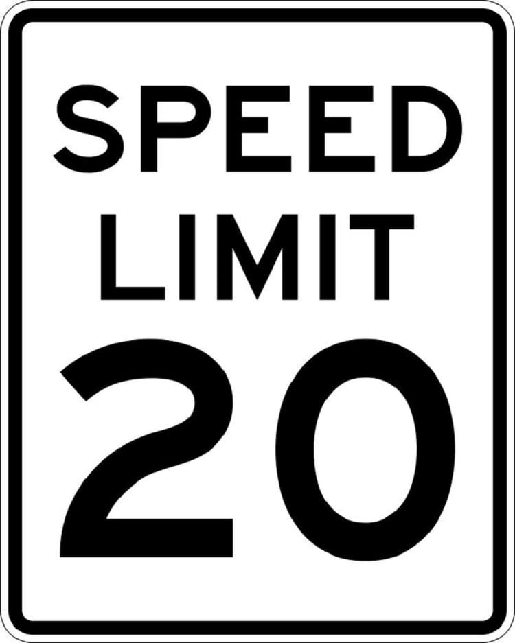 Download Speed Limit Sign