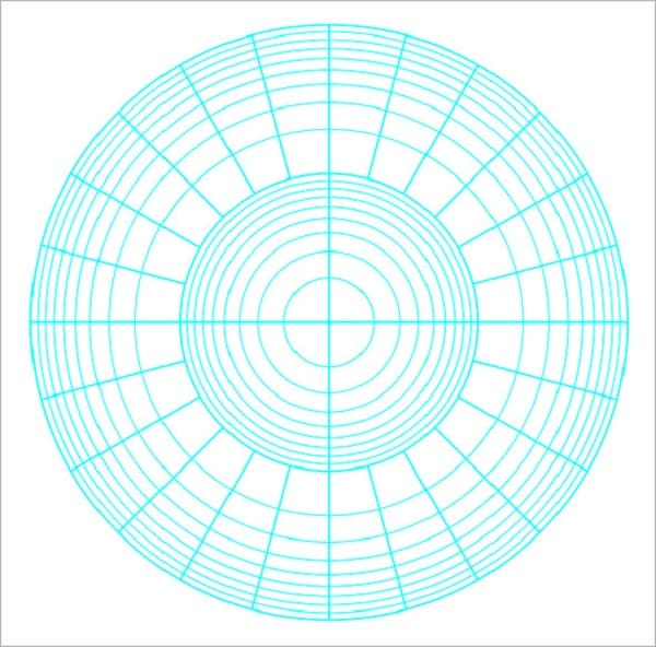 Free Concentric Graph Paper