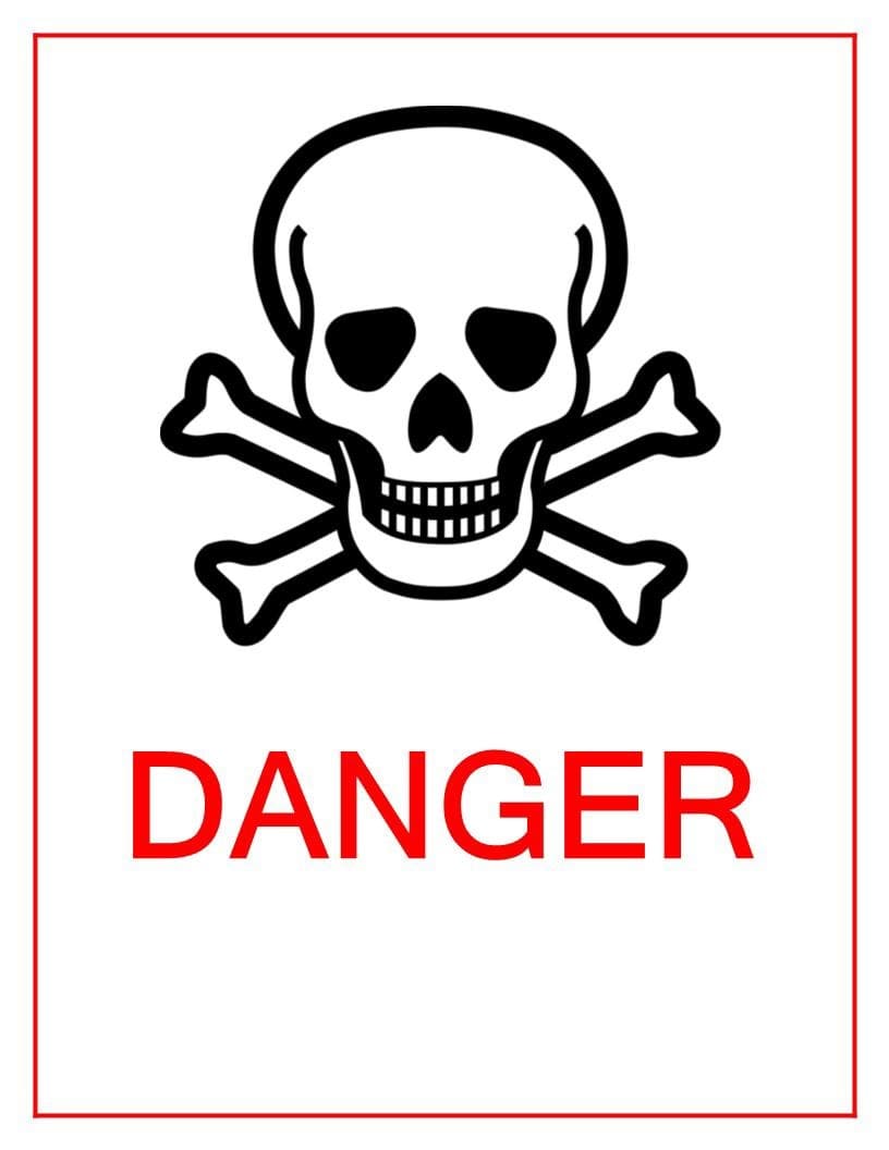 Free Danger Sign