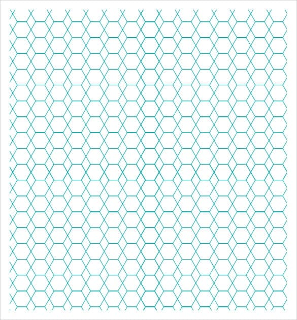 Free Hexagon Graph Paper Printable