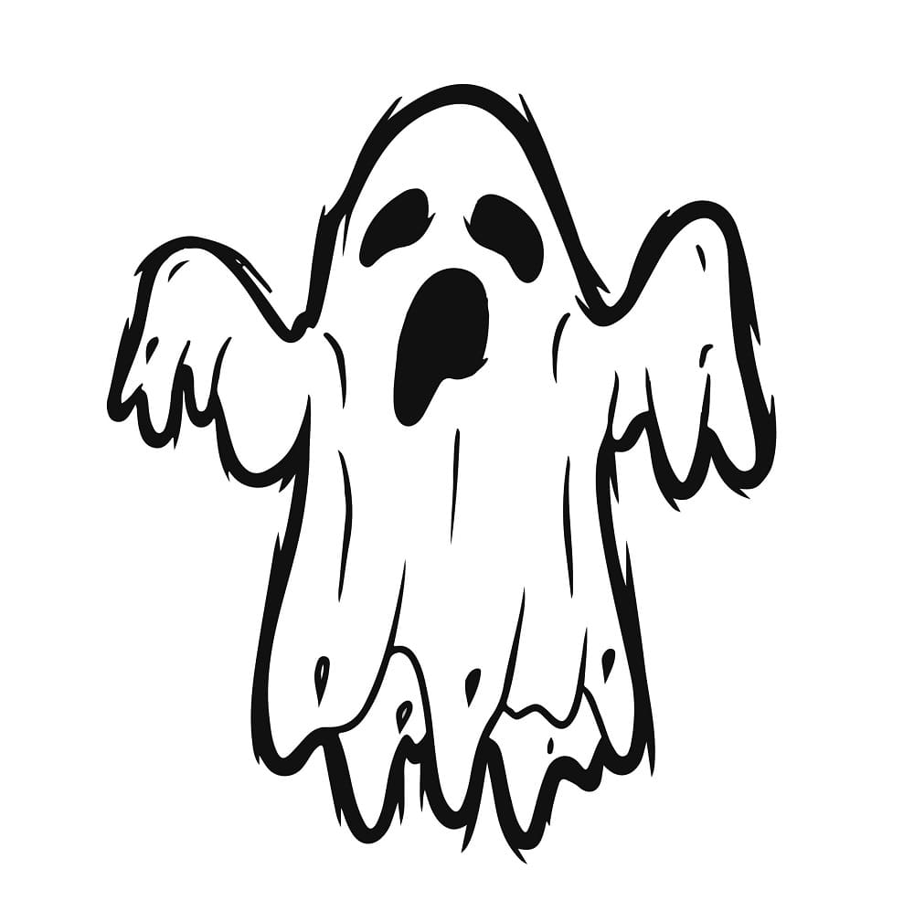 Free Printable Ghost Stencil