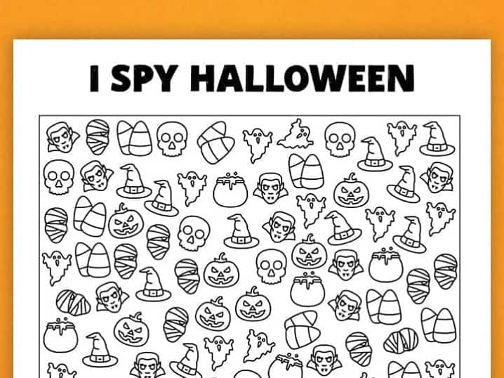 Free Printable Halloween I Spy Images