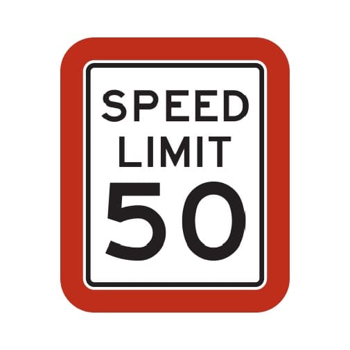 Free Printable Speed Limit Sign