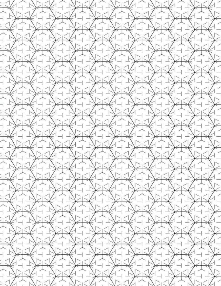 Hexagon Graph Paper Image