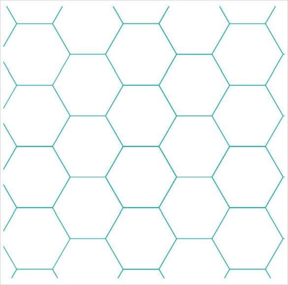Hexagon Graph Paper Printable Free