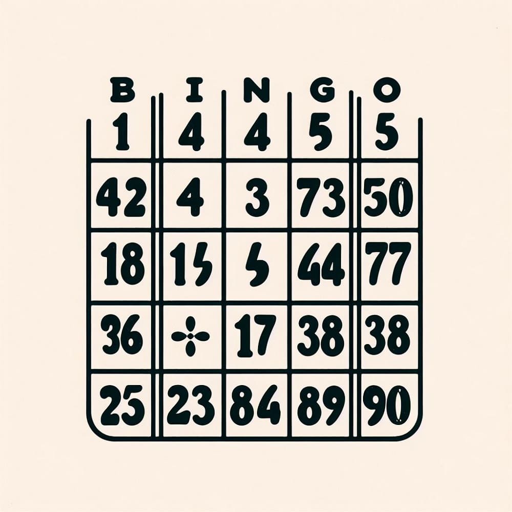 Number Bingo Printable Images