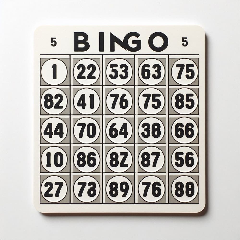 Number Bingo Printable Photo Download