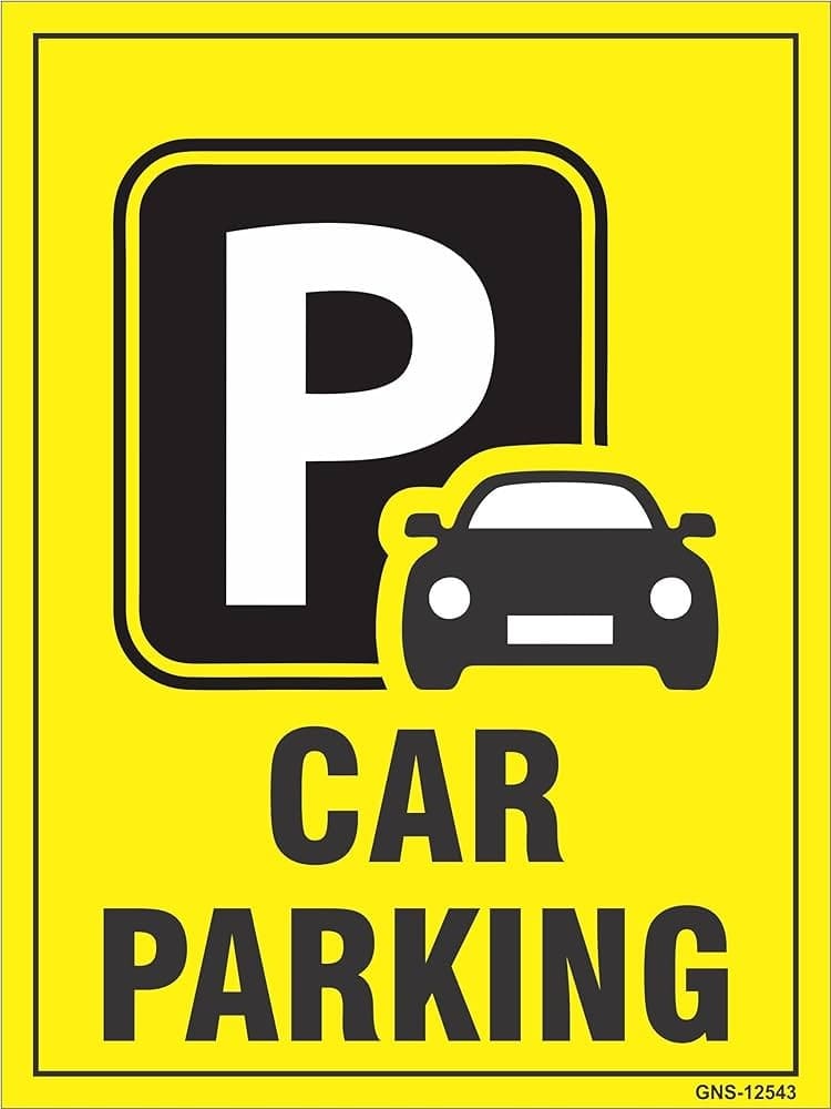 Parking Sign Printable Free