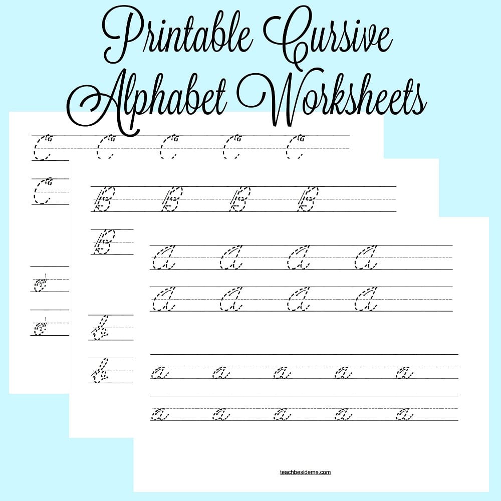 Printable Alphabet Handwriting Paper