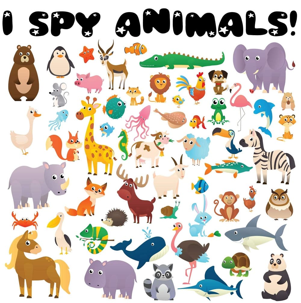 Printable Animal I Spy Basic