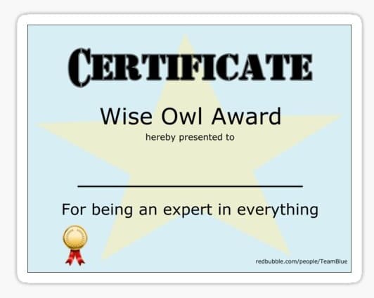 Printable Award Certificate Image