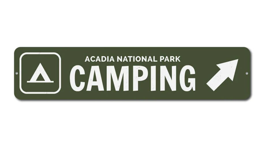 Printable Basic Camping Sign