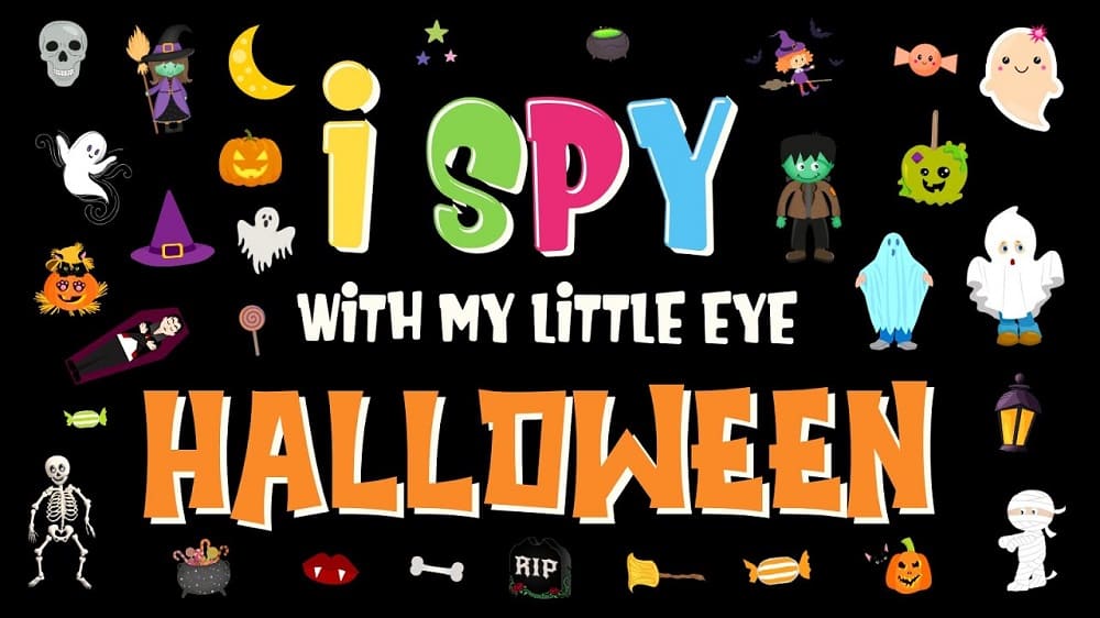 Printable Black Halloween I Spy