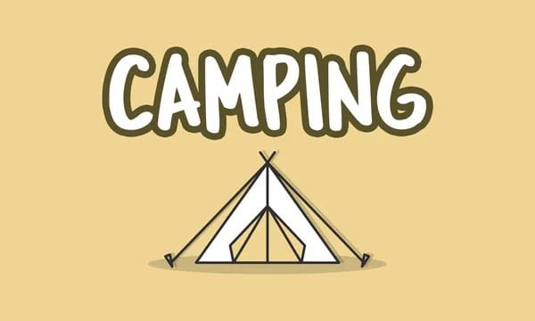 Printable Camping Sign Download