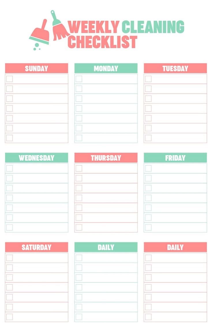 Printable Checklist Template Images