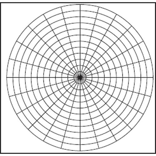 Printable Concentric Graph Paper Image