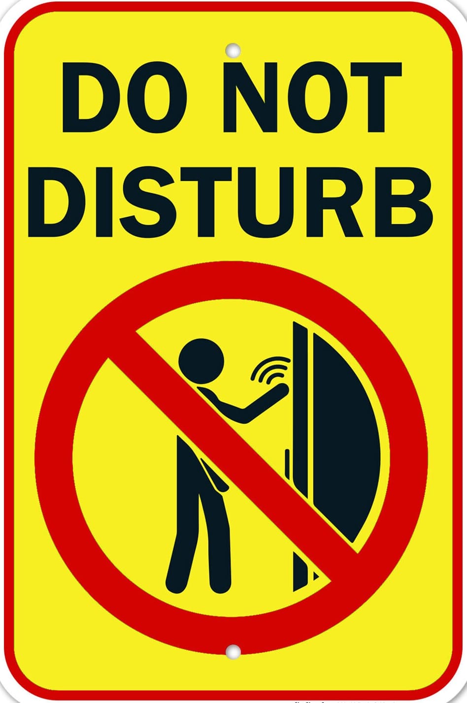 Printable Cool Do Not Disturb Sign