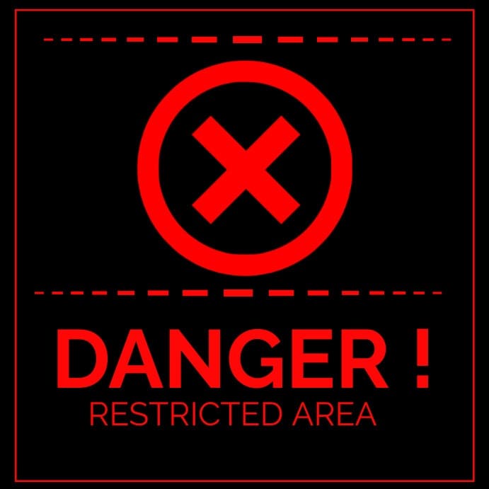 Printable Danger Sign Basic