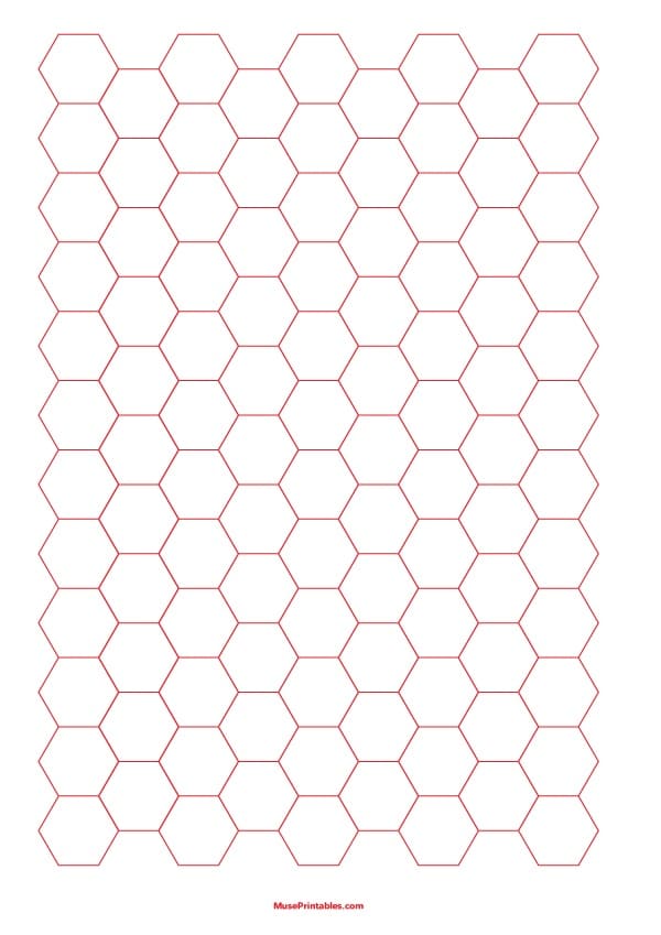 Printable Design Hexagon Graph Paper