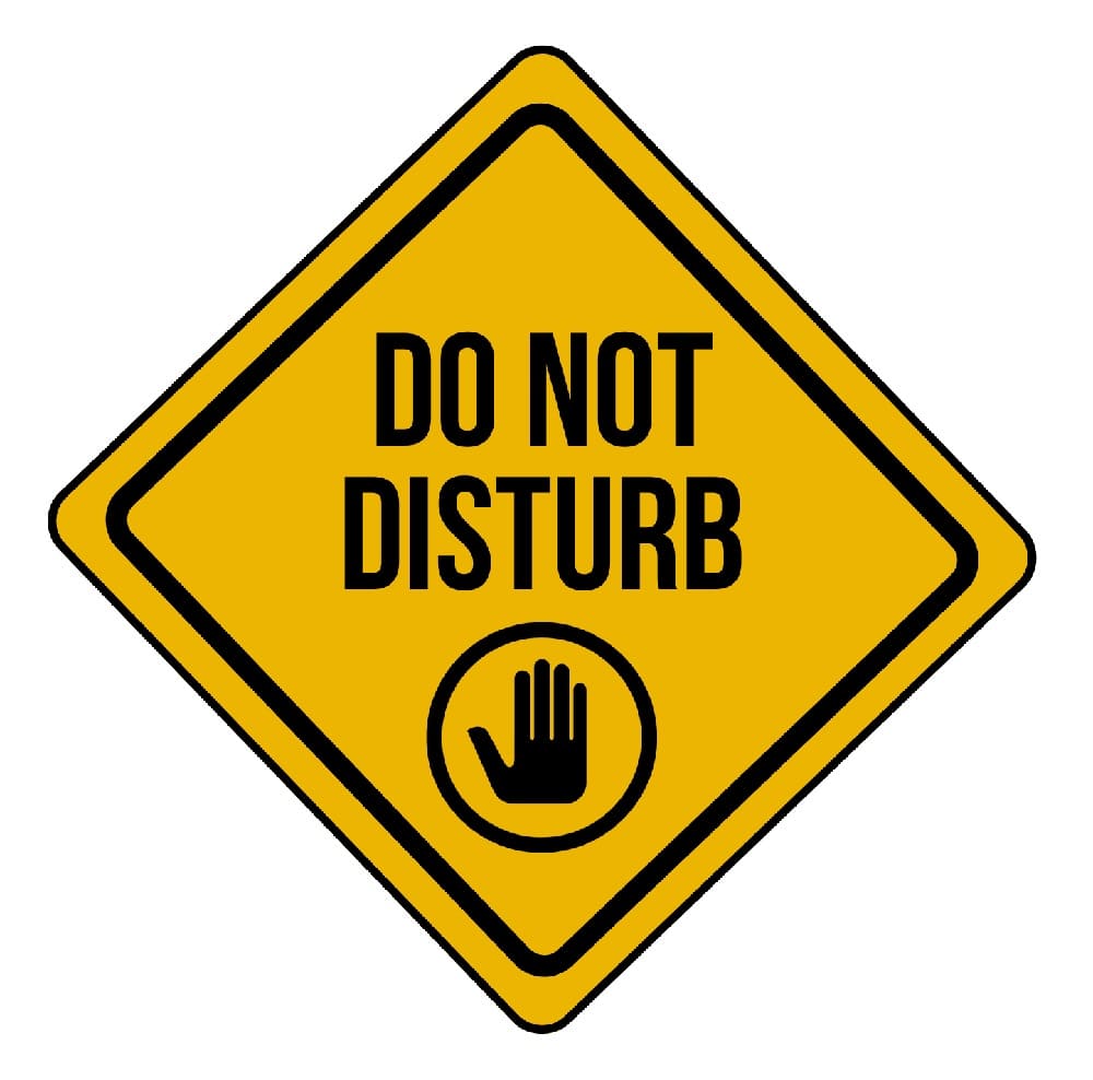 Printable Do Not Disturb Sign Free Download