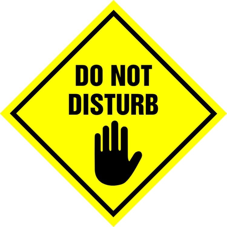 Printable Do Not Disturb Sign Free For Kid