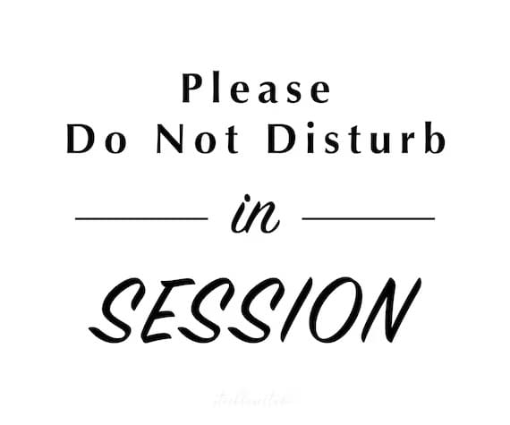 Printable Do Not Disturb Sign Images
