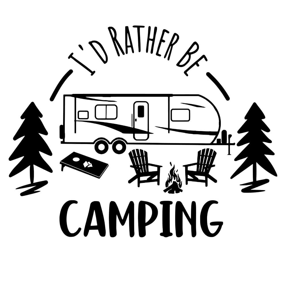 Printable Download Free Camping Sign