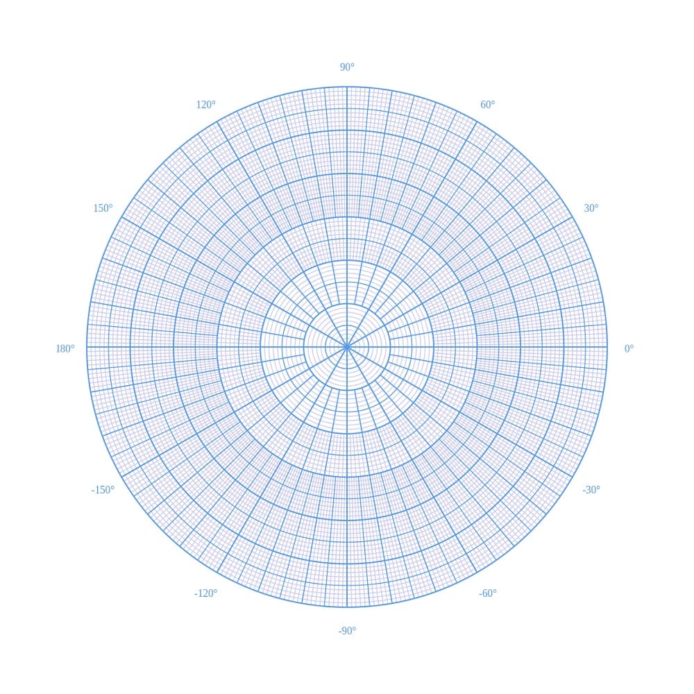 Printable Download Free Concentric Graph Paper