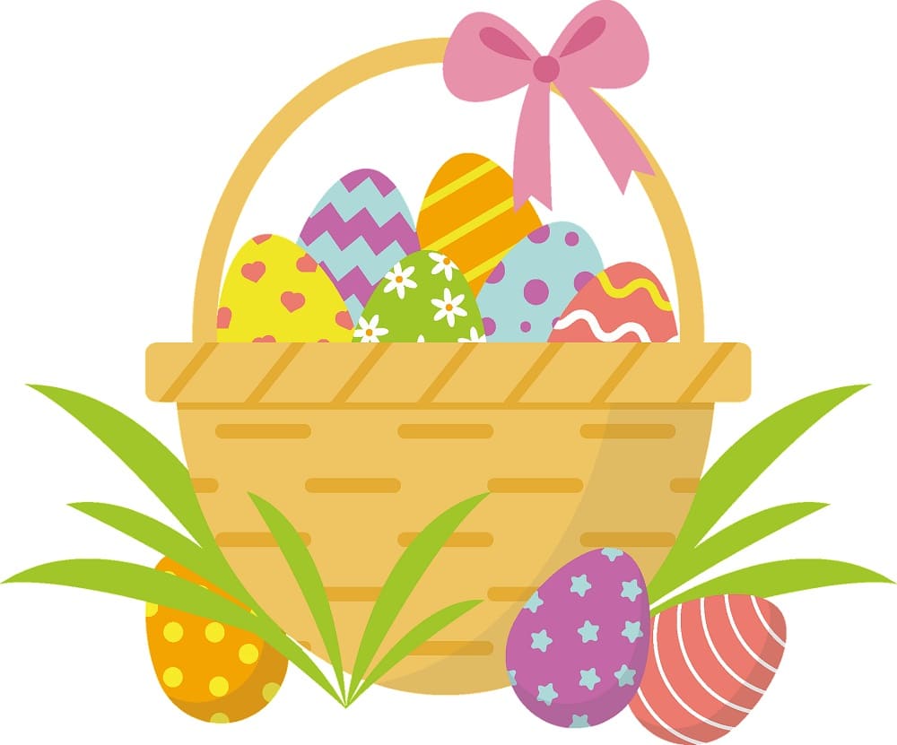 Printable Easter Basket Template Free