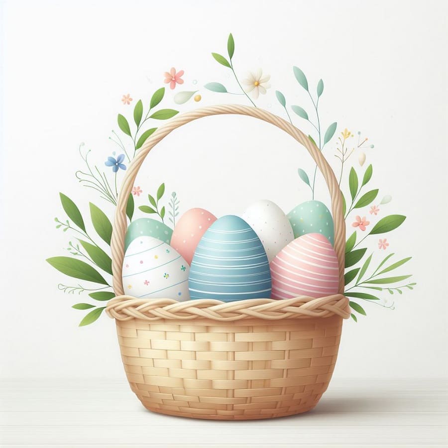 Printable Easter Basket Template Photos Download Free