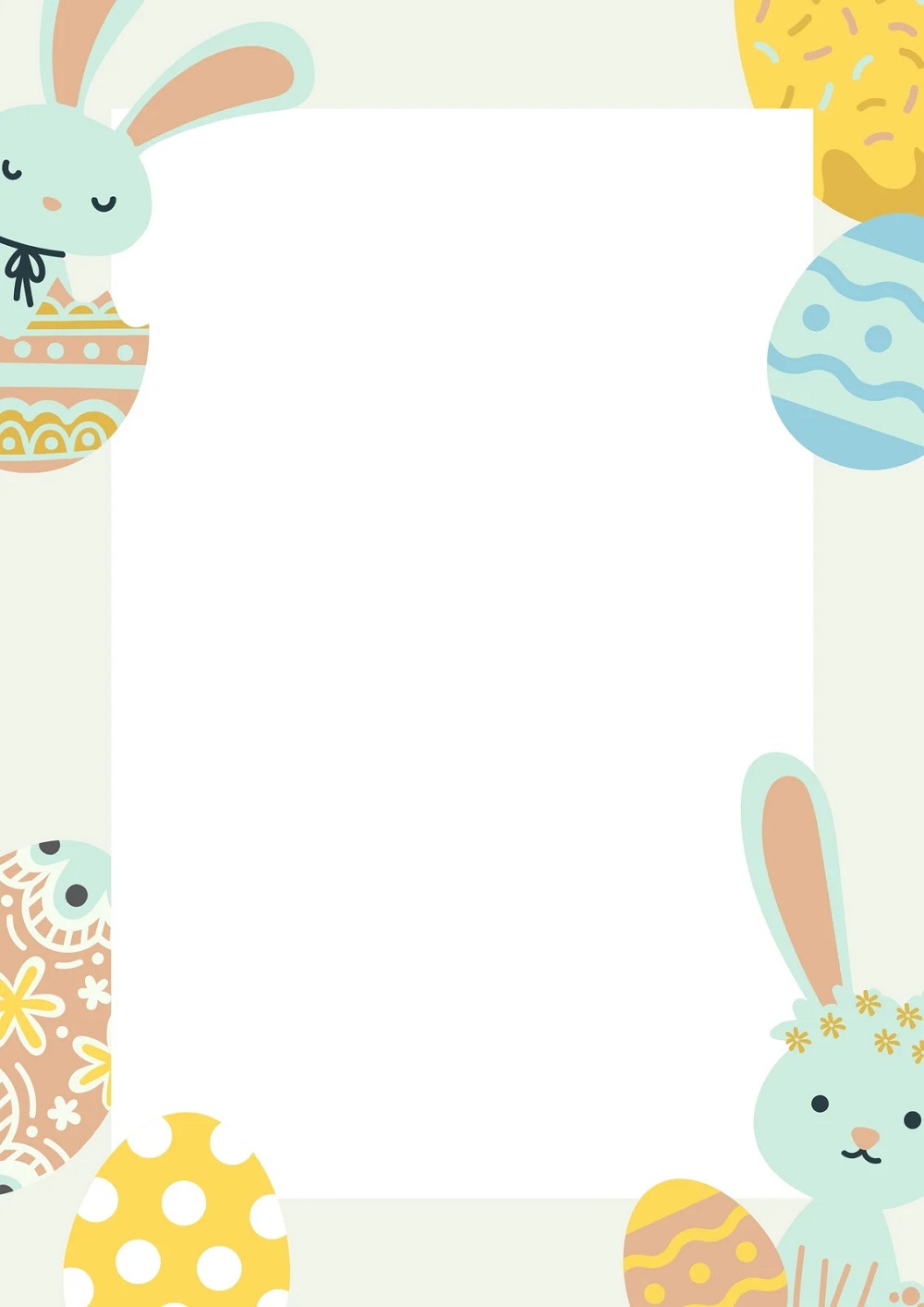 Printable Easter Border Download