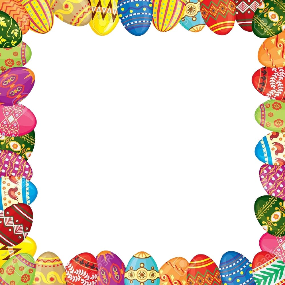 Printable Easter Border Image