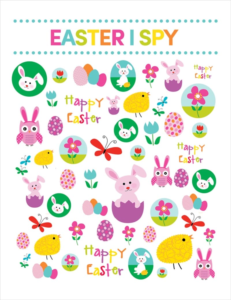 Printable Easter I Spy Photos