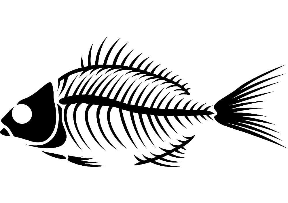 Printable Easy Fish Stencil