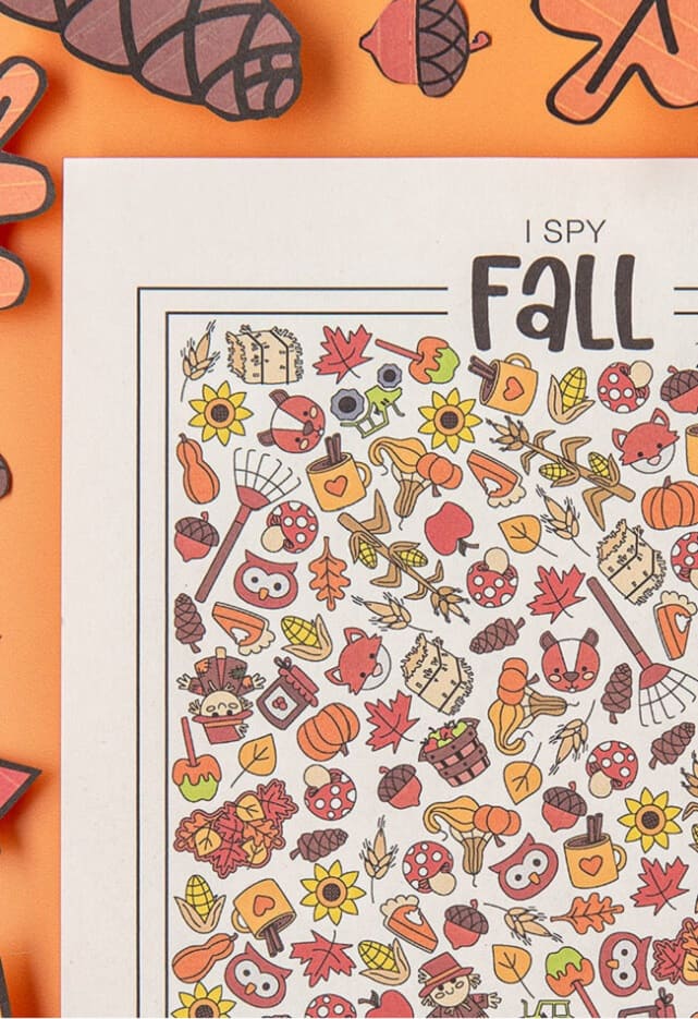 Printable Fall I Spy Image Free