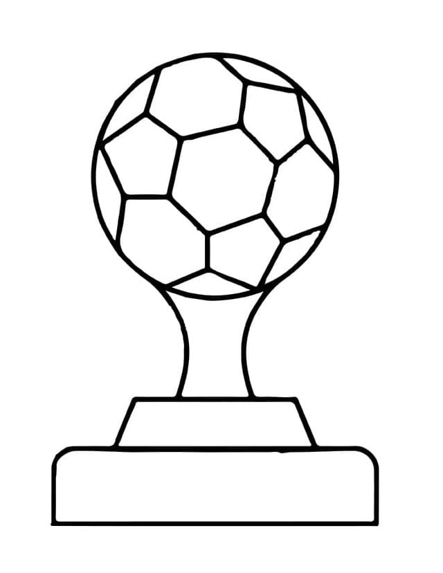 Printable Fifa Trophy Coloring Page