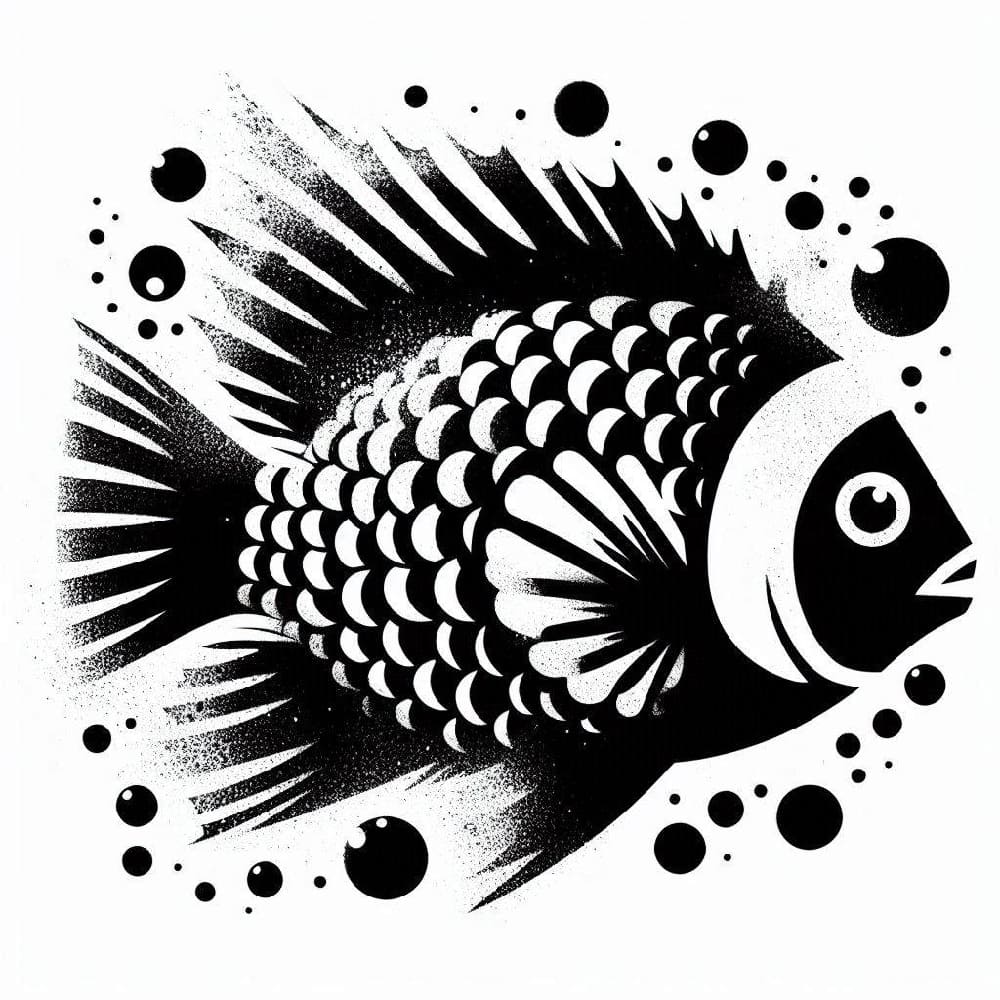 Printable Fish Stencil Free Picture