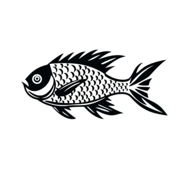 Printable Fish Stencil Free