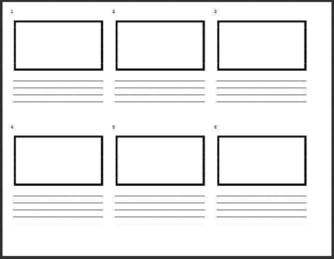 Printable For Free Storyboard Paper