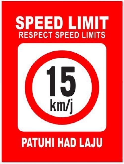 Printable Free Image of Speed Limit Sign