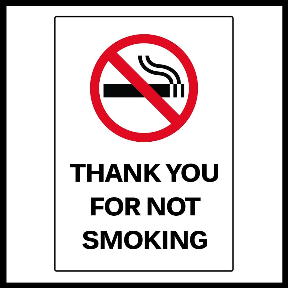 Printable Free No Smoking Sign