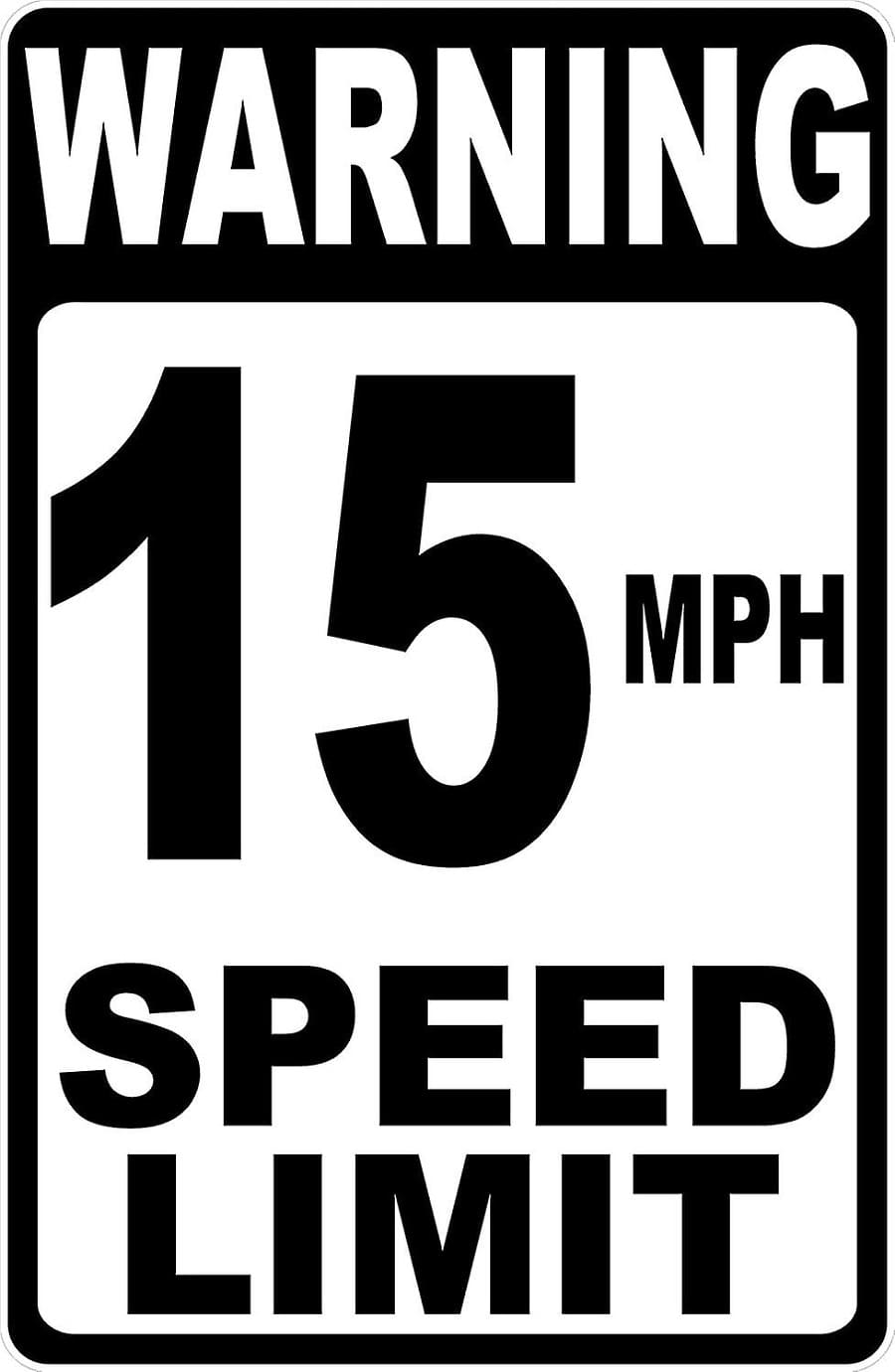 Printable Free Speed Limit Sign